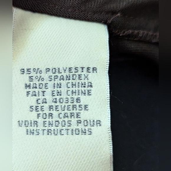 1990s fitted tank with leaf pedal and ribbon applique size L - Picture 4 of 5